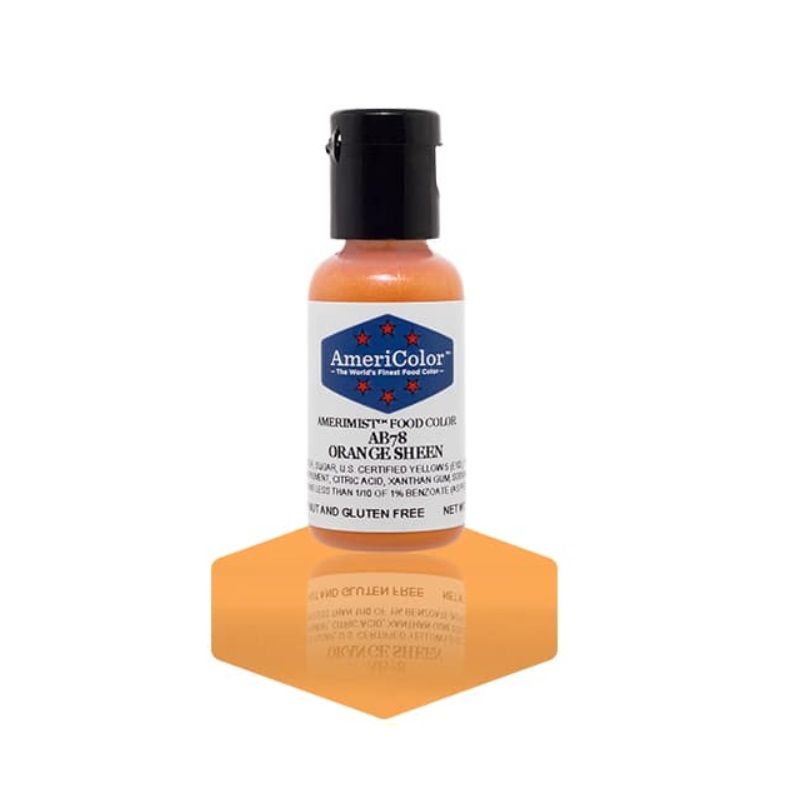 Americolor Airbrush Color Orange Sheen 0.65Oz - 1 Pc