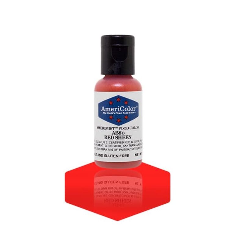 Americolor Airbrush Color Red Sheen 0.65Oz - 1 Pc