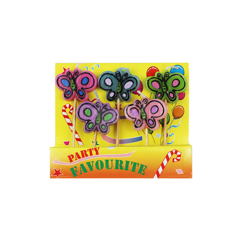 Redman Candle Toothpick-Butterfly 5Pc  - 1 Pc