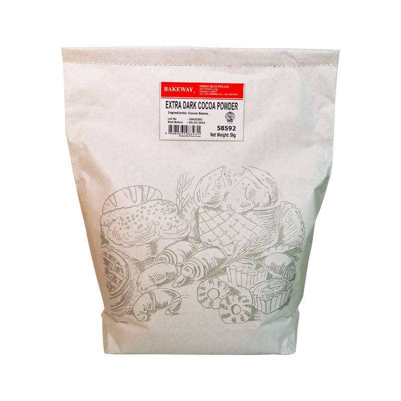 Bakeway Extra Dark Cocoa Powder  -  5Kg