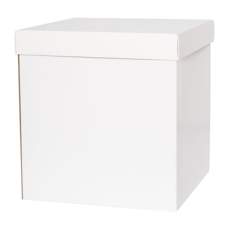 Redman High Cake Box Plain White 13X13X14"  -  1Pc