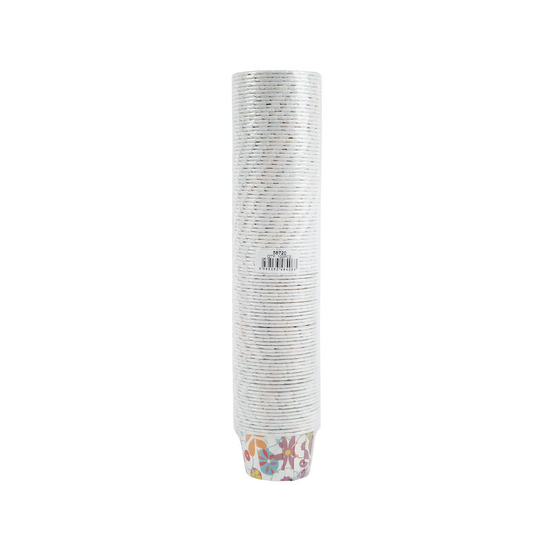 Redman Souffle Baking Case Brown Floral 45X37Mm - 100 Pc