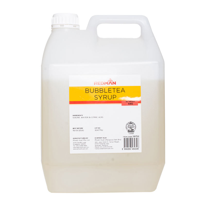 Redman Bubble Tea Syrup  -  5Kg