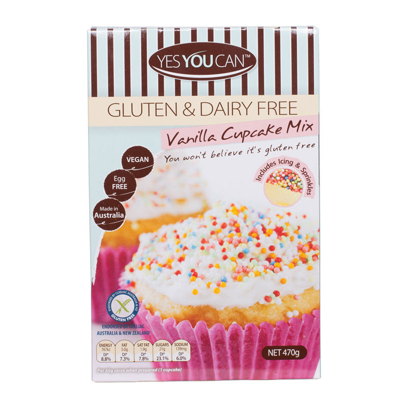 Yesyoucan Gluten Free Vanilla Cupcake Mix  - 470 G