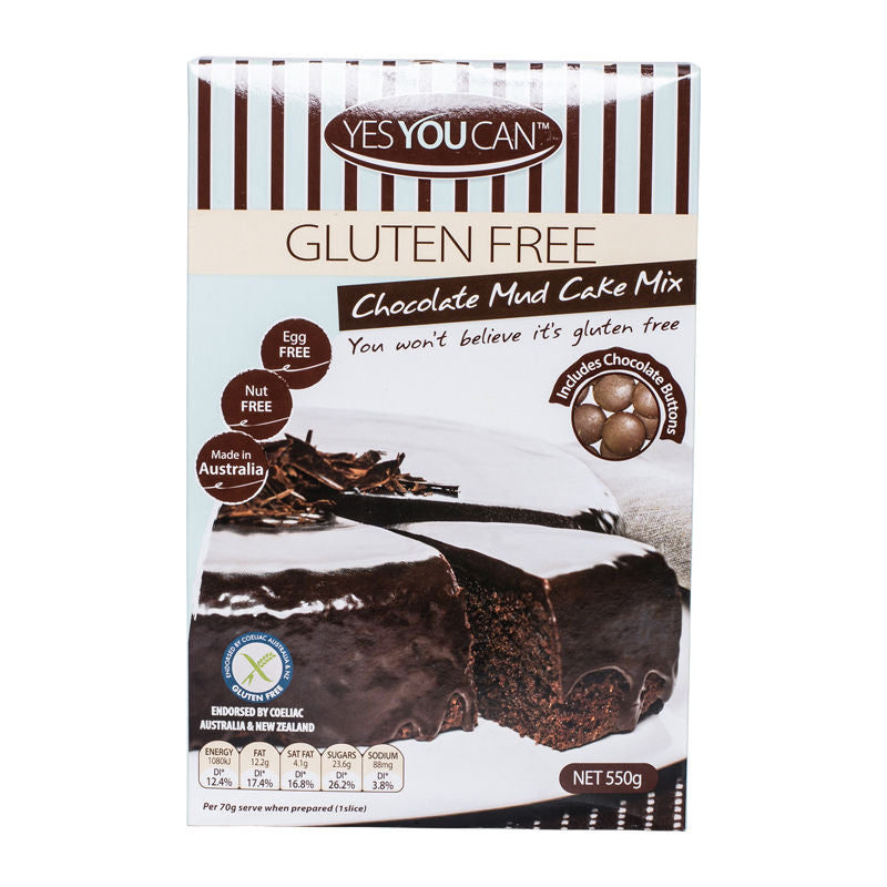 Yesyoucan Gluten Free Chocolate Mud Cake Mix  - 550 G