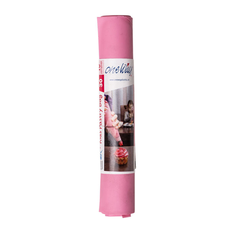 Oneway Disposable Piping Bag Kid Size Pink Color 12  - 1 Pc