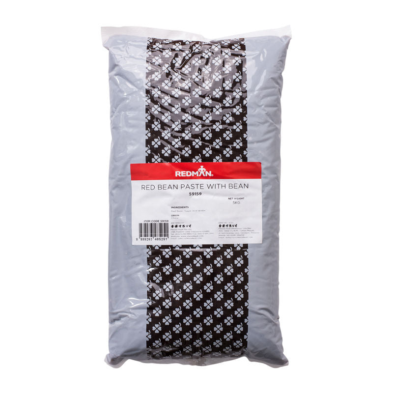 Redman Red Bean Paste With Bean  -  5Kg