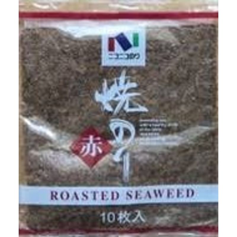 Nico Nico Aka Yaki Roasted Seaweed 10Pc  -  27 G