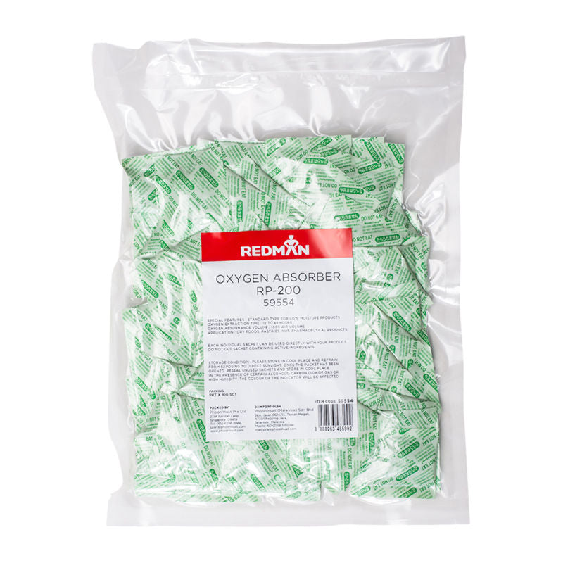 Redman Oxygen Absorber 200Cc 50Mmx60Mm - 100 Sct
