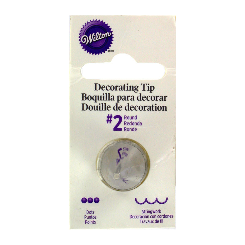 Wilton Piping Tip Round #2 Carded -1 Pc