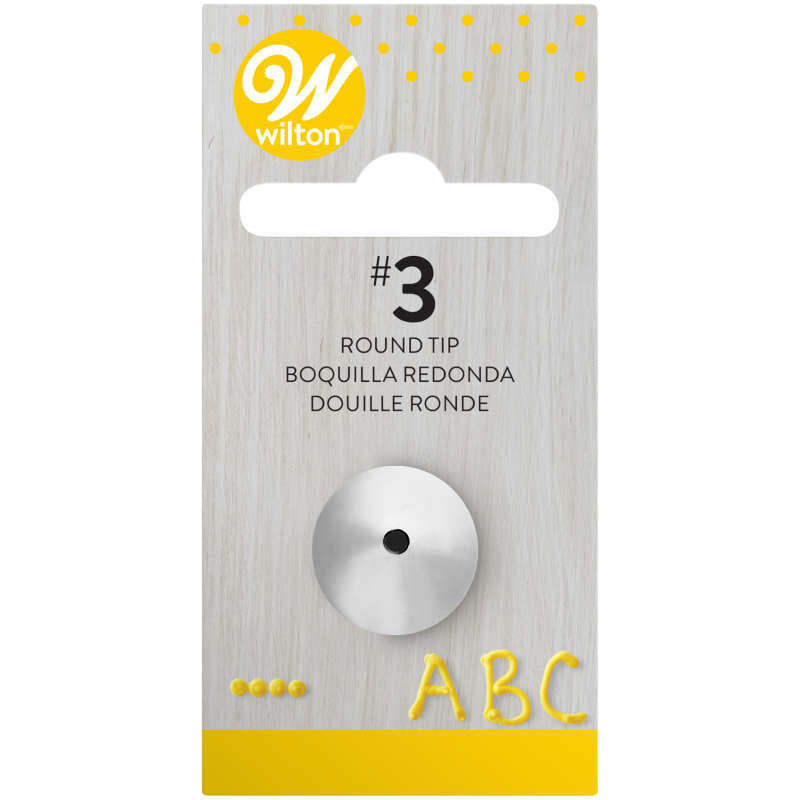 Wilton Carded Piping Tip Round #3  - 18-3