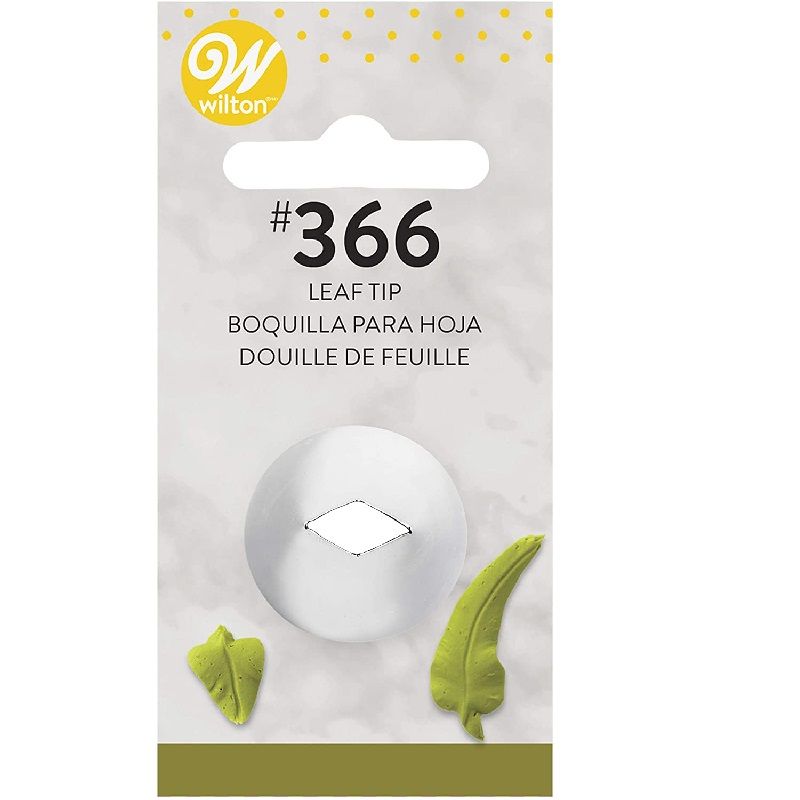 Wilton Carded Piping Tip Large Leaf #366 418-366 - 1 Pc