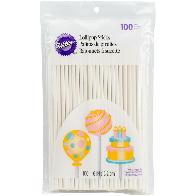 Wilton Lollipop Stick Paper 6" 1912-1002  - 100 Pc