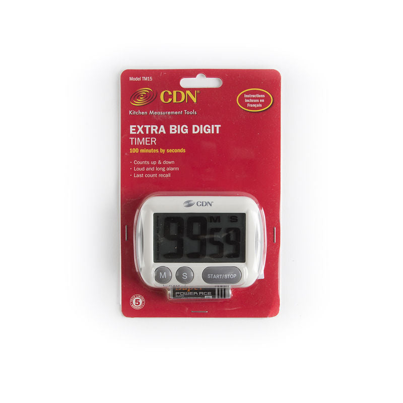 Cdn Extra Big Digit Timer Tm15 - 1 Pc