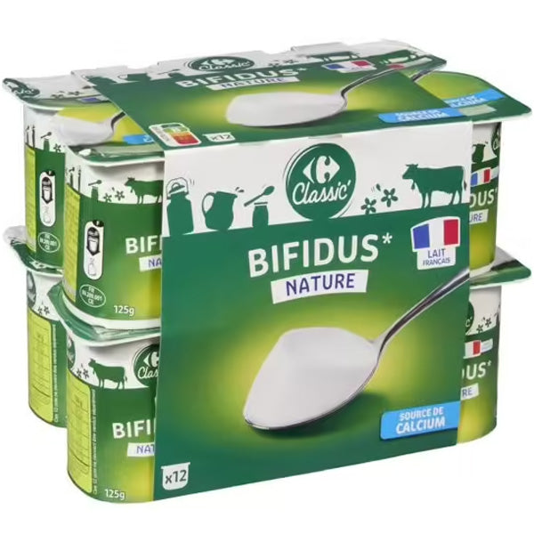 Carrefour Bifidus Plain Yogurt  - 125 G