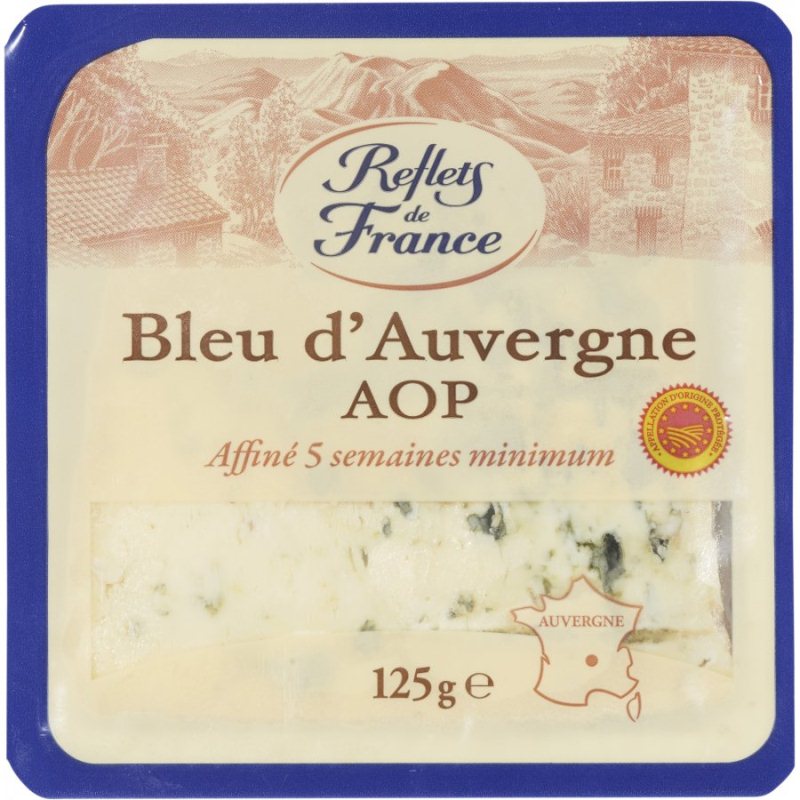 Reflets De France Pdo Bleu Dauvergne Cheese  - 125 G