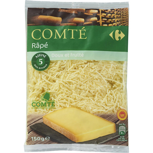 Carrefour Grated Comte Pdo  - 150 G