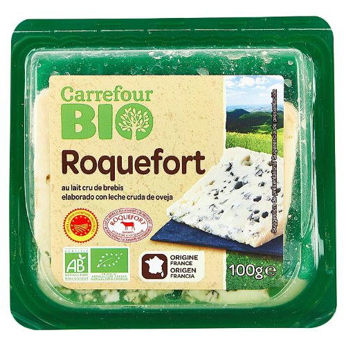 Carrefour Org Pdo Roquefort Cheese  - 100 G