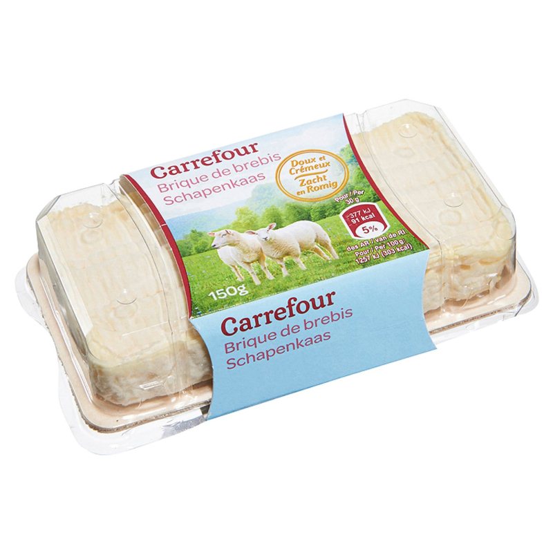 Carrefour Sheep Milk Brick Cheese  - 150 G