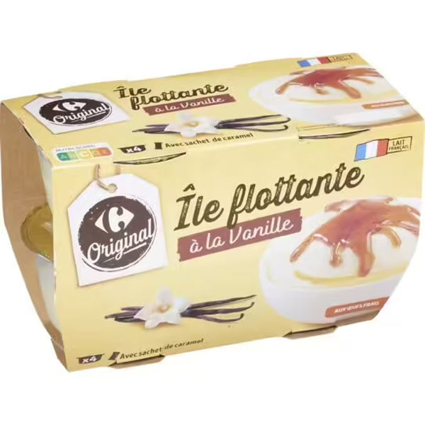 Carrefour Dessert Vanilla Floating  - 100 G