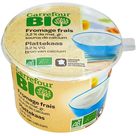 Carrefour Fresh Cheese Org Yogurt  - 500 G