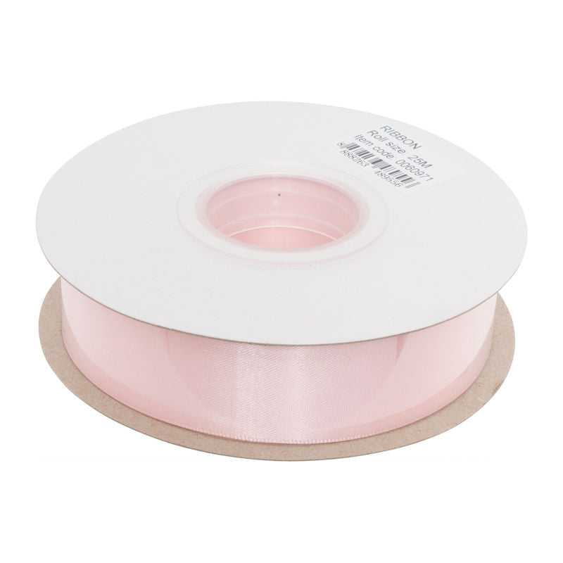 Redman Ribbon Satin Light Pink 25Mmx25M - 1 Pc