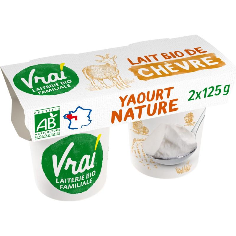 Vrai Goat Milk Plain Yogurt  - 125 G
