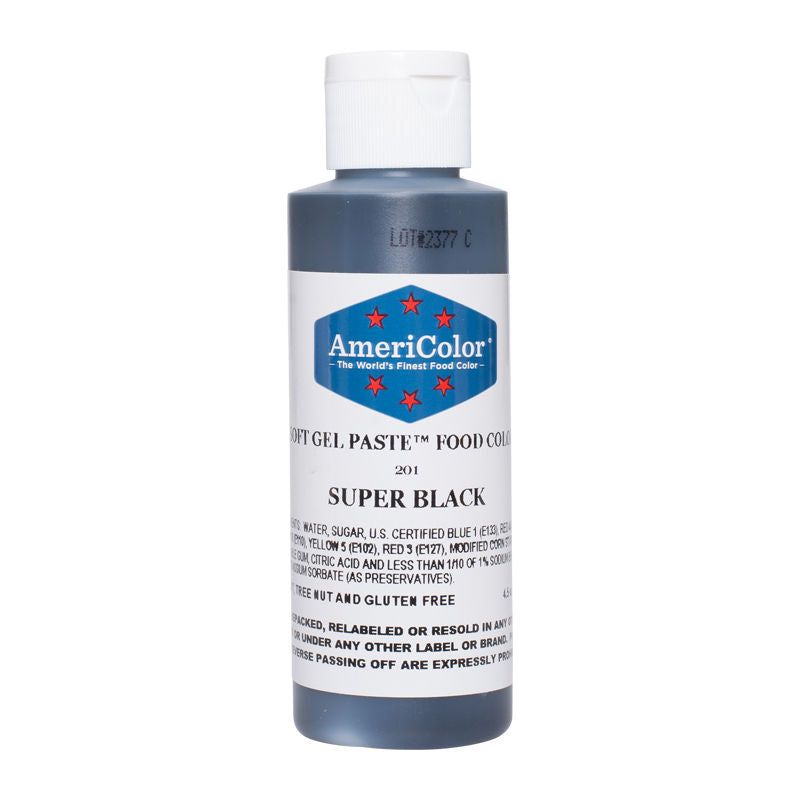 Americolor Softgel Color Paste Super Black  - .5Oz