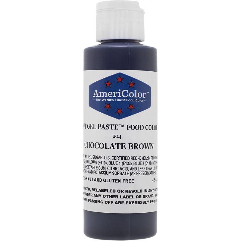 Americolor Softgel Color Paste Chocolate Brown  - .5Oz