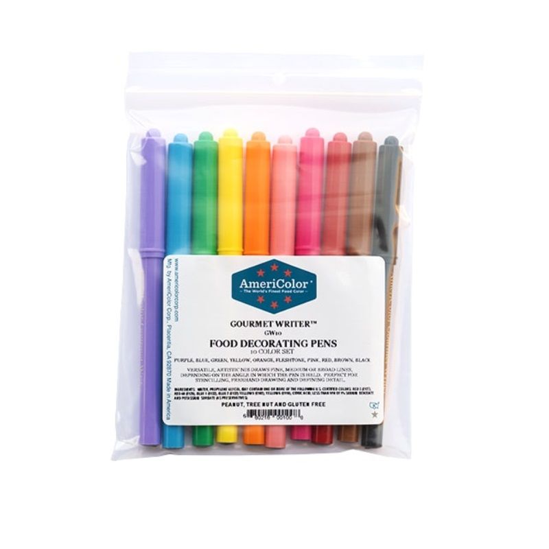 Americolor Gourmet Writer 10 Color  -  Set