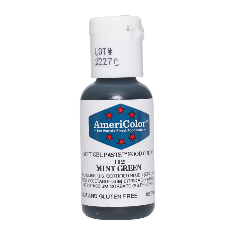 Americolor Softgel Color Paste Mint Green 0.75Oz - 1 Pc