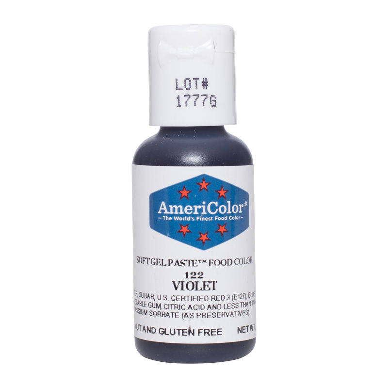 Americolor Softgel Color Paste Violet 0.75Oz - 1 Pc