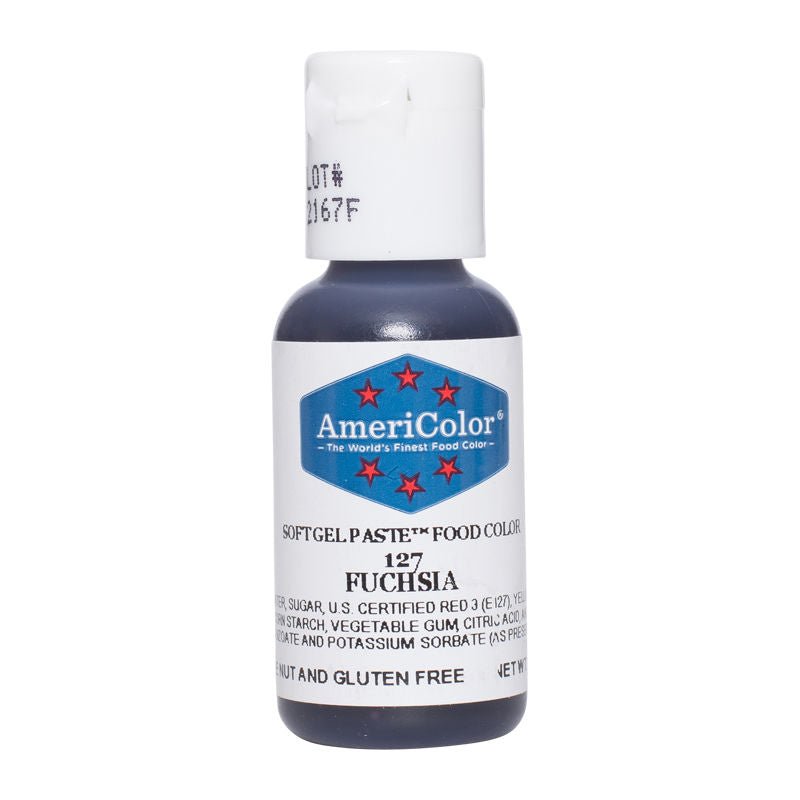 Americolor Softgel Color Paste Fuchsia 0.75Oz - 1 Pc