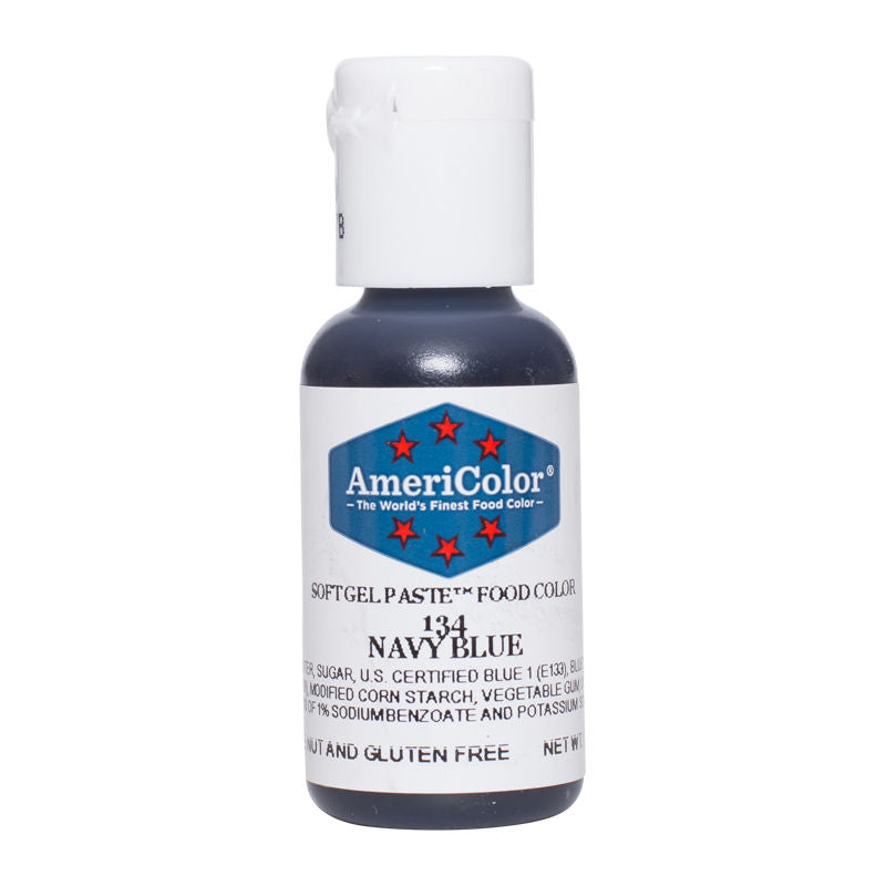 Americolor Softgel Color Paste Navy Blue 0.75Oz - 1 Pc