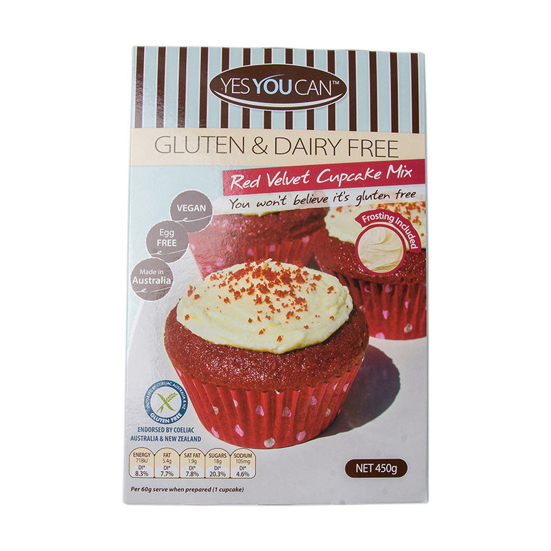 Yesyoucan Gluten Free Red Velvet Cupcake Mix  - 450 G