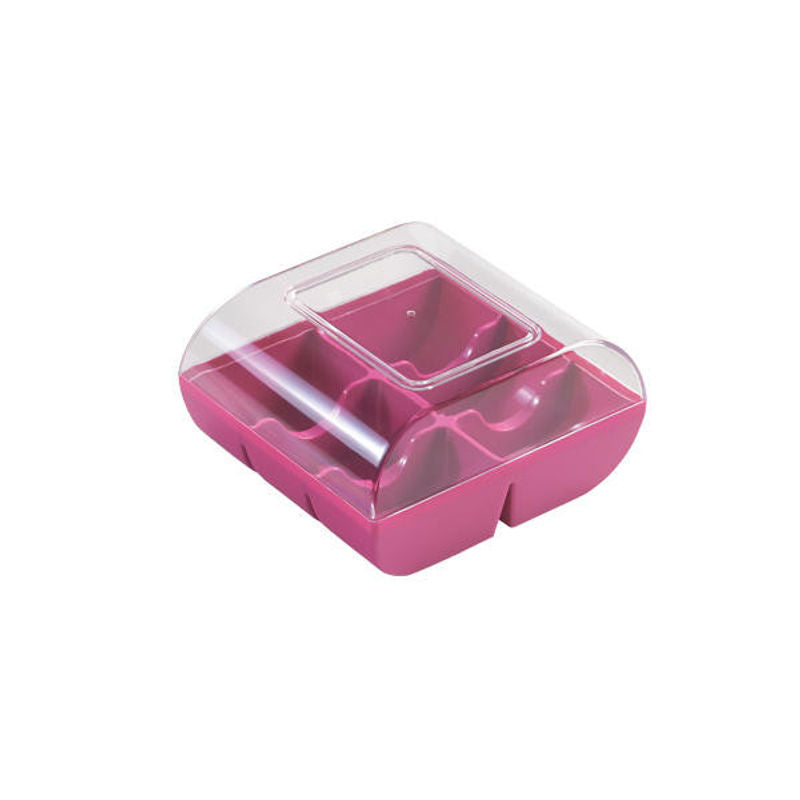 Silikomart Box Plastic Macaron 6 Fuxia  - 1 Pc