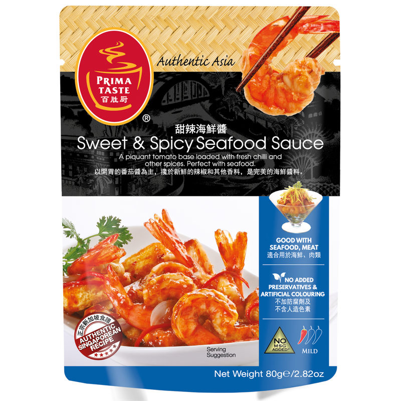 Prima Authentic Asia Sweet And Spicy Seafood Sauce  -  80 G