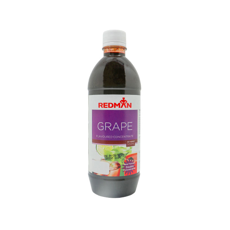 Redman Grape Flavored Concentrate - 500 Ml