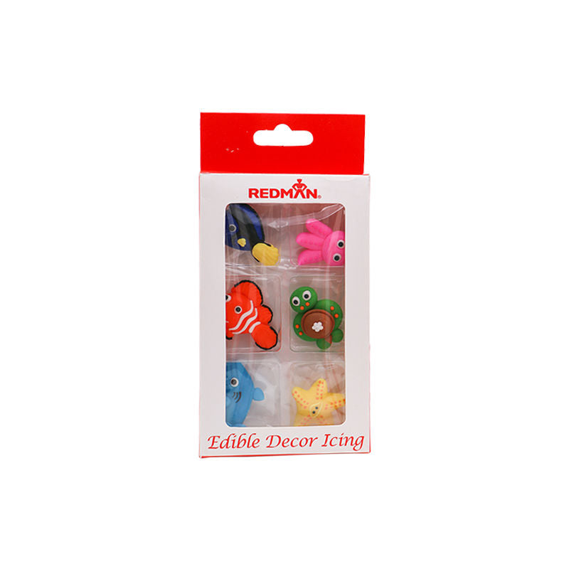 Redman Icing Decor- Sea Animals - 1 Pc
