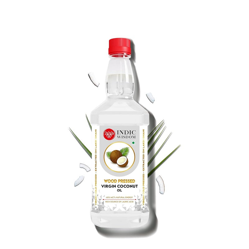 Indic Wisdom Wood Pressed Coconut Oil - 1 L