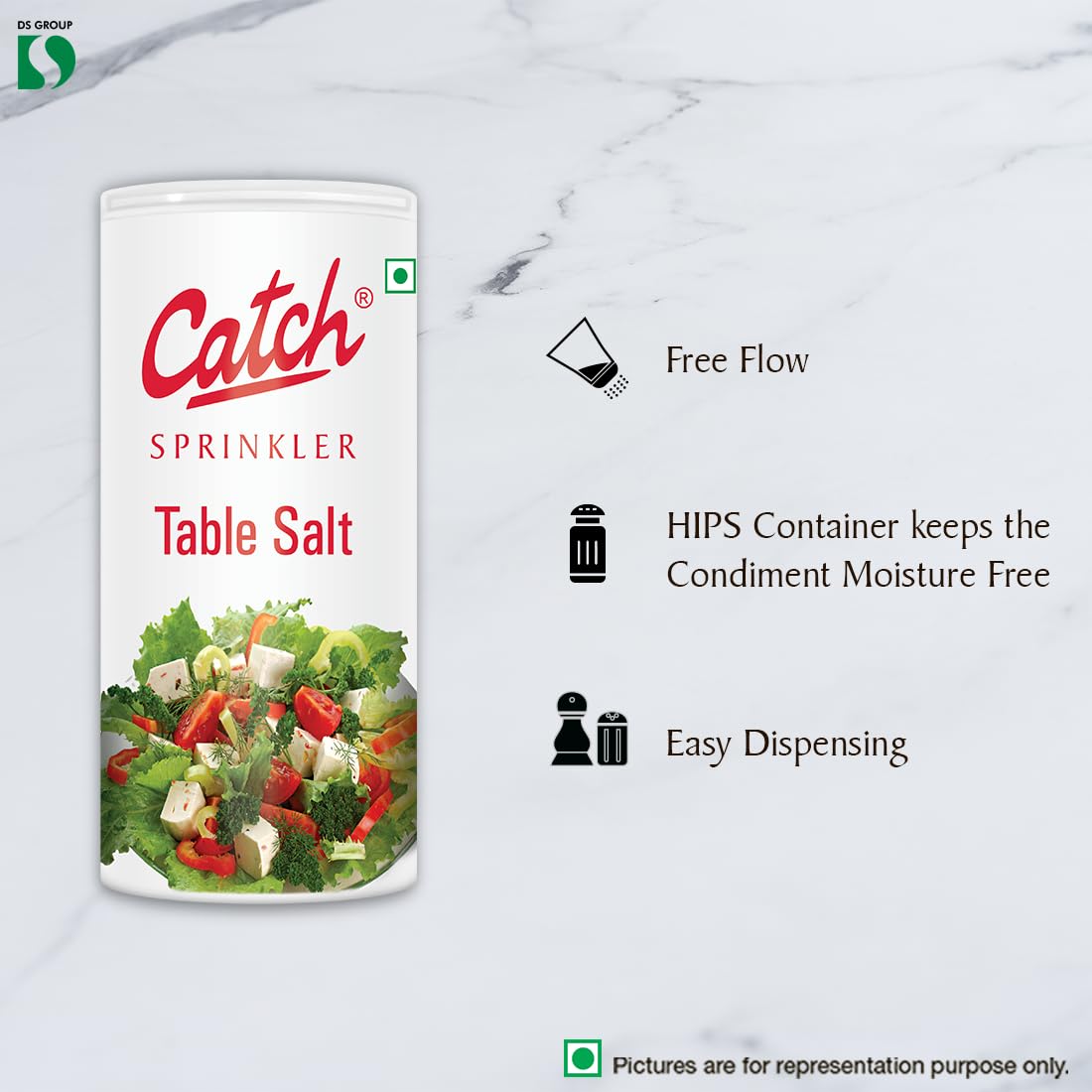 Catch Sprinklers Iodized Table Salt - 200 g
