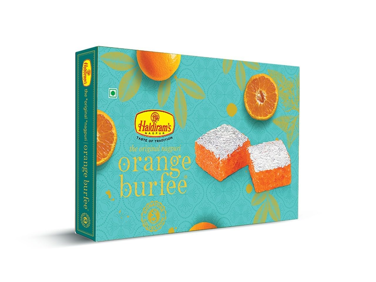 Haldiram's Fresh Orange Burfee (Festive Special) - 250 g
