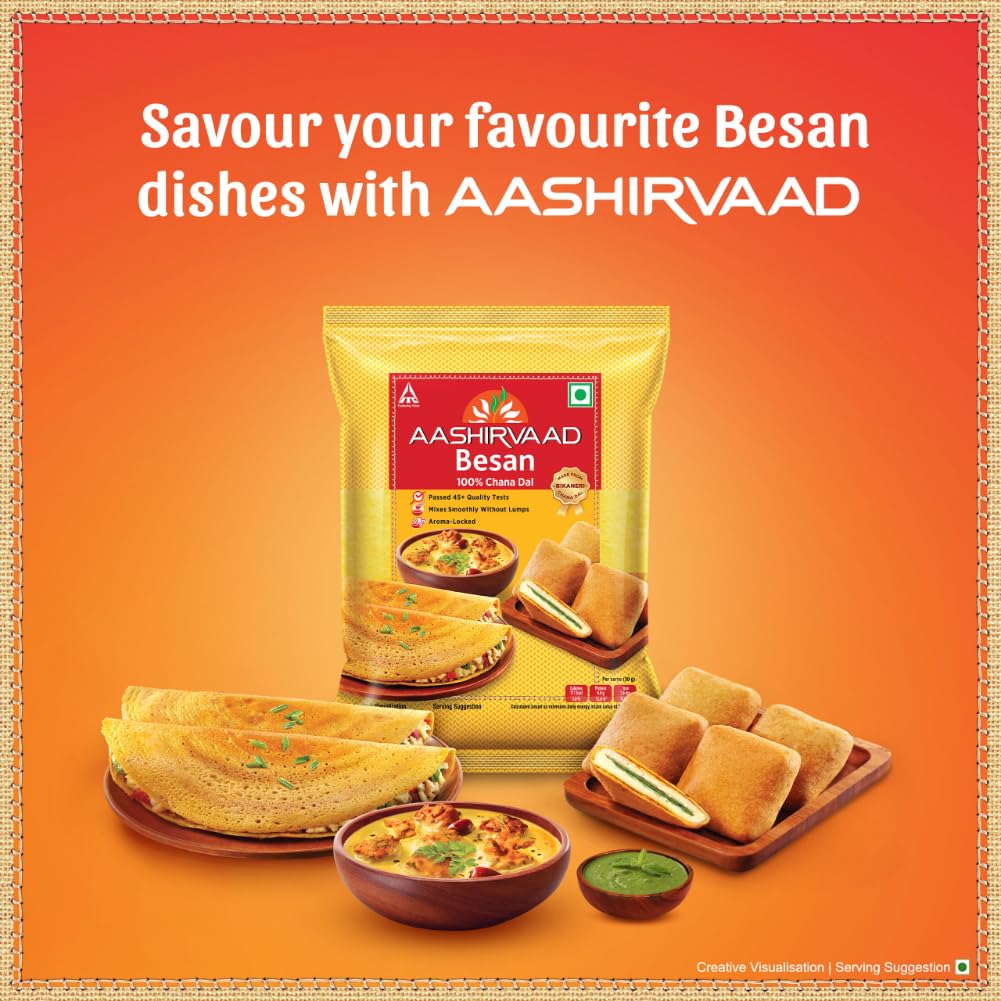 Aashirvaad 100% Bikaneri Chana Dal Besan Flour - 500 g