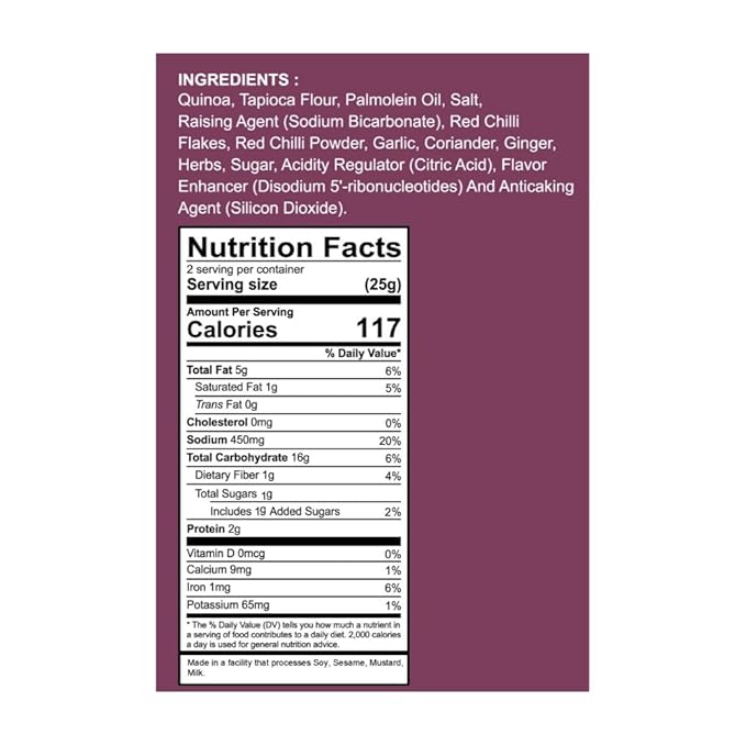 Grainstorm Quinoa Mild Chilli Crisps - 50 g