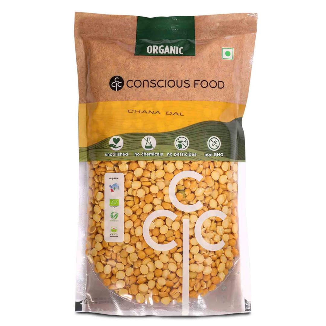 Conscious Food Channa Dal (Certified ORGANIC) - 500 g