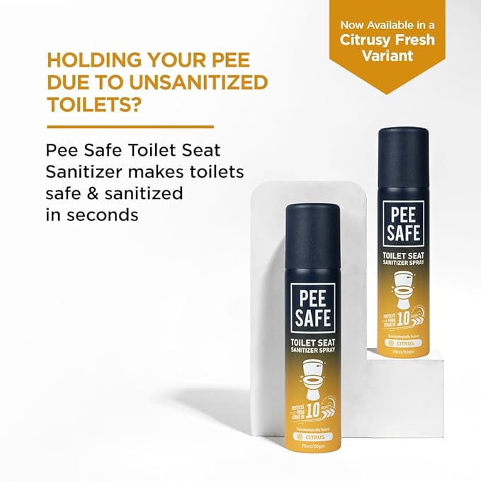 Pee Safe Toilet Seat Sanitizer Citurs - 75 ml