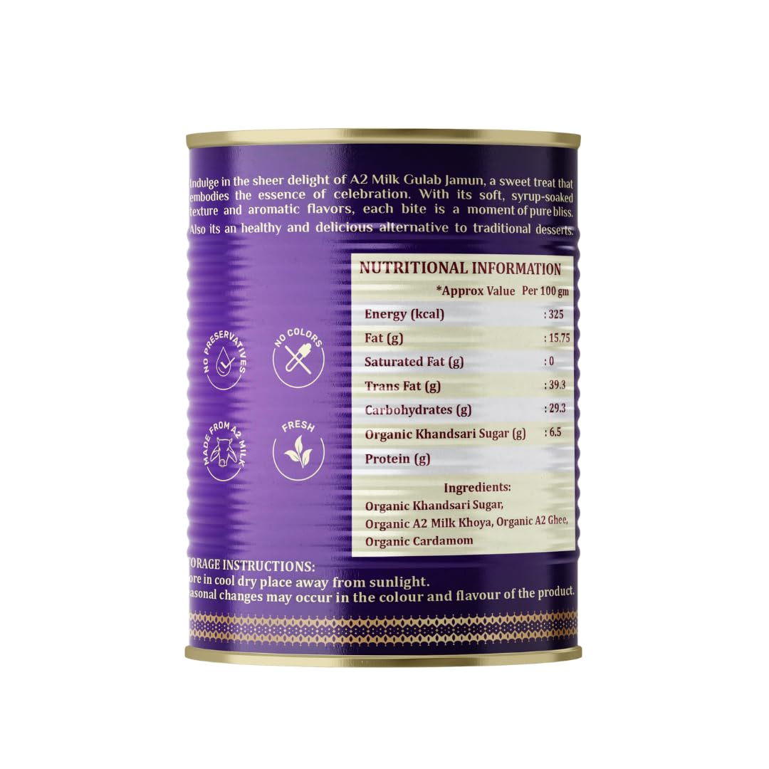 Sohamna Organics A2 milk Gulab Jamun - 1 kg