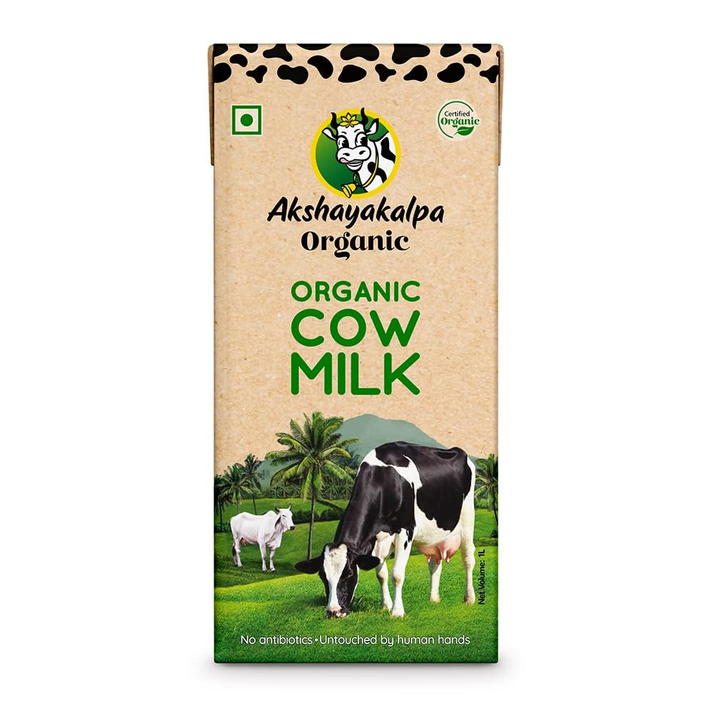 Akshayakalpa Organic UHT Cow Milk - 1 L