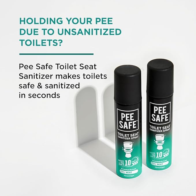 Pee Safe Toilet Seat Sanitizer Mint - 75 ml
