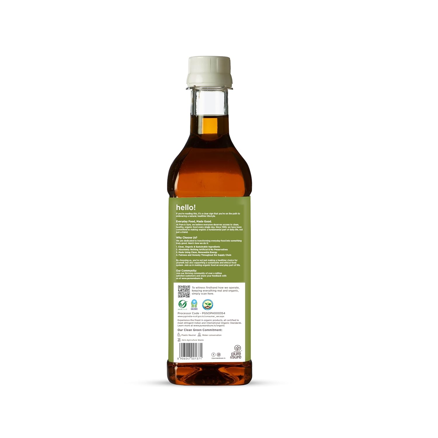 Phalada Pure & Sure Organic Cold Pressed Sesame Oil - 500 ml